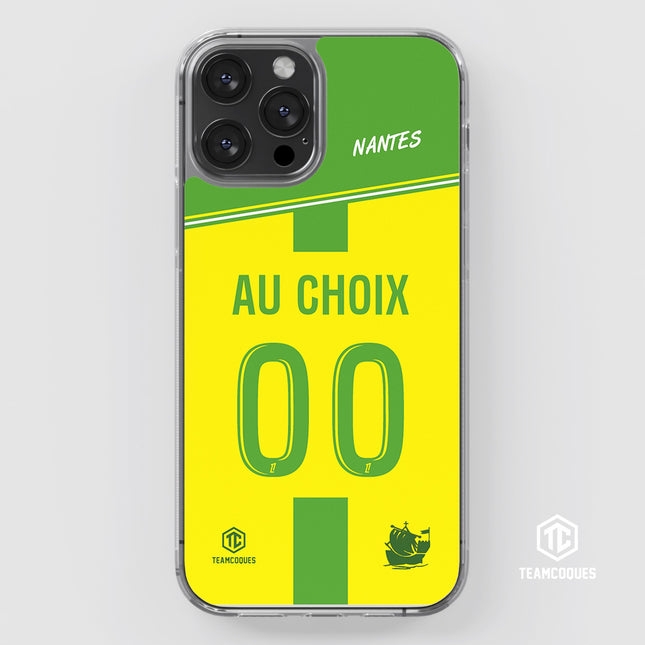 Coque foot NANTES personnalisable - TEAMCOQUES