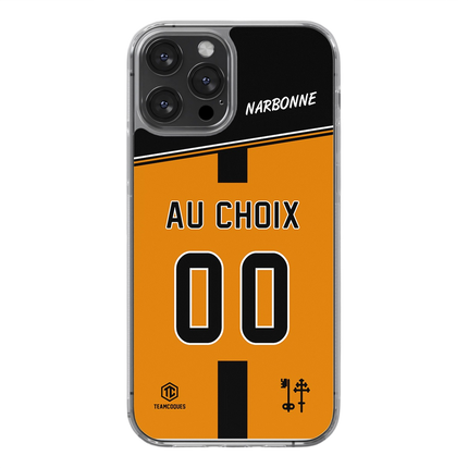Coque rugby NARBONNE personnalisable - TEAMCOQUES