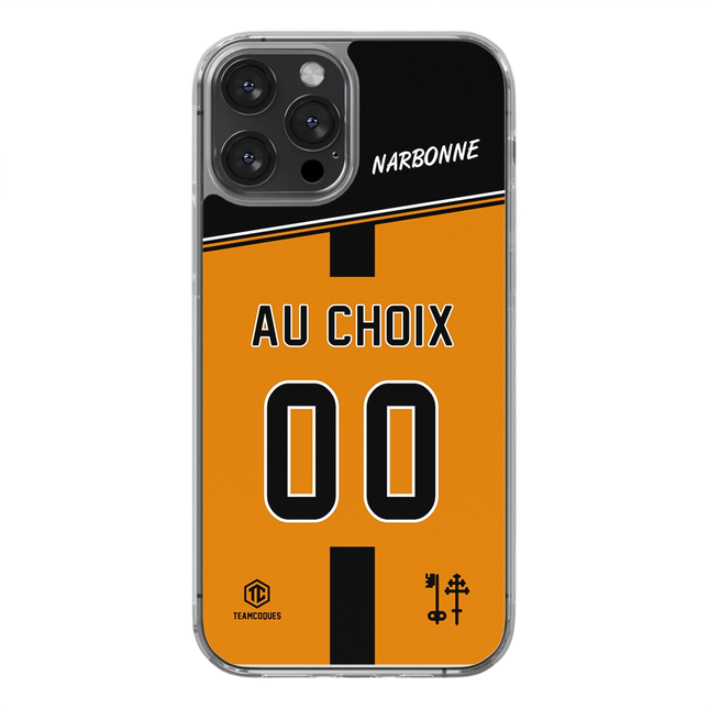 Coque rugby NARBONNE personnalisable - TEAMCOQUES