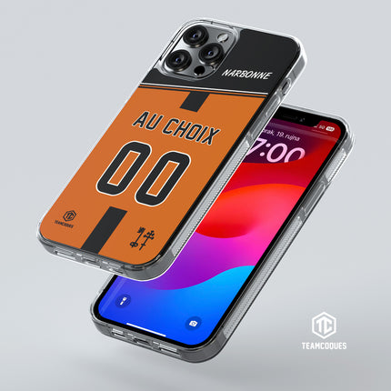 Coque rugby NARBONNE personnalisable - TEAMCOQUES