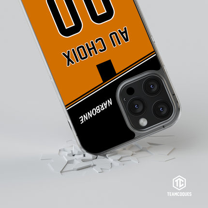 Coque rugby NARBONNE personnalisable - TEAMCOQUES