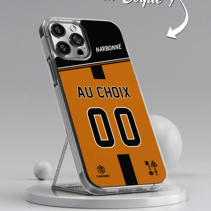 Vidéo Coque rugby NARBONNE personnalisable - TEAMCOQUES