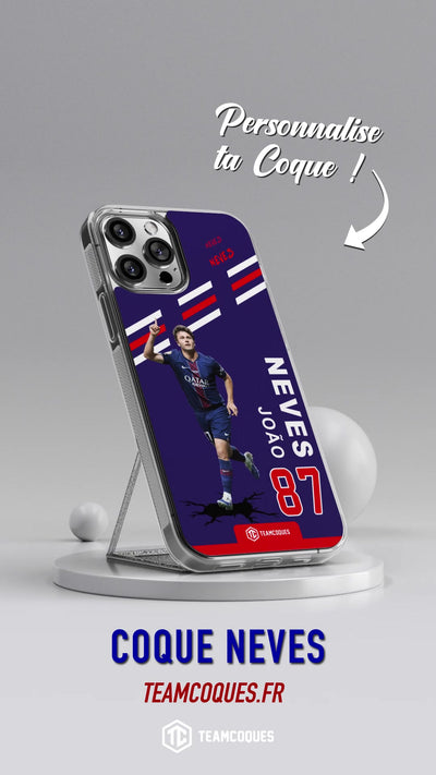 Vidéo Coque joueur JOAO NEVES PARIS - TEAMCOQUES