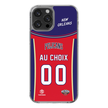 Coque basket NBA NEW ORLEANS PELICANS personnalisable - TEAMCOQUES