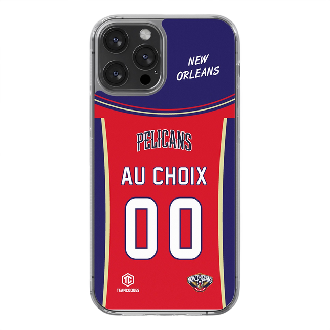 Coque basket NBA NEW ORLEANS PELICANS personnalisable - TEAMCOQUES