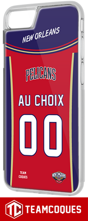 Coque basket NBA NEW ORLEANS PELICANS personnalisable - TEAMCOQUES