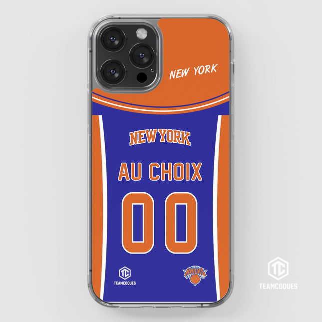 Coque basket NBA NEW YORK KNICKS personnalisable - TEAMCOQUES