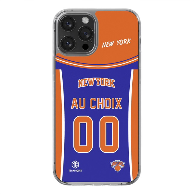 Coque basket NBA NEW YORK KNICKS personnalisable - TEAMCOQUES