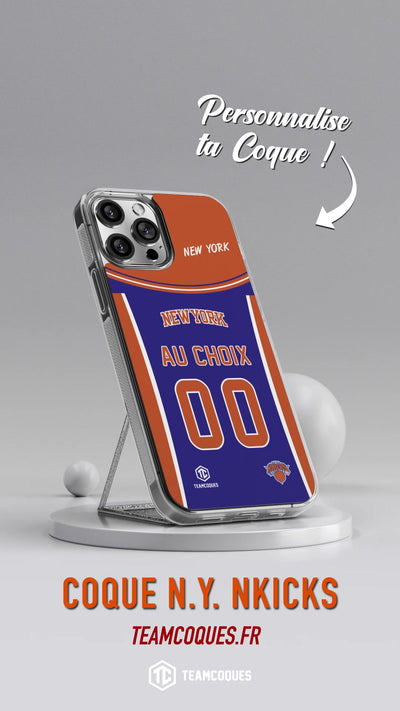 Vidéo Coque basket NBA NEW YORK KNICKS personnalisable - TEAMCOQUES