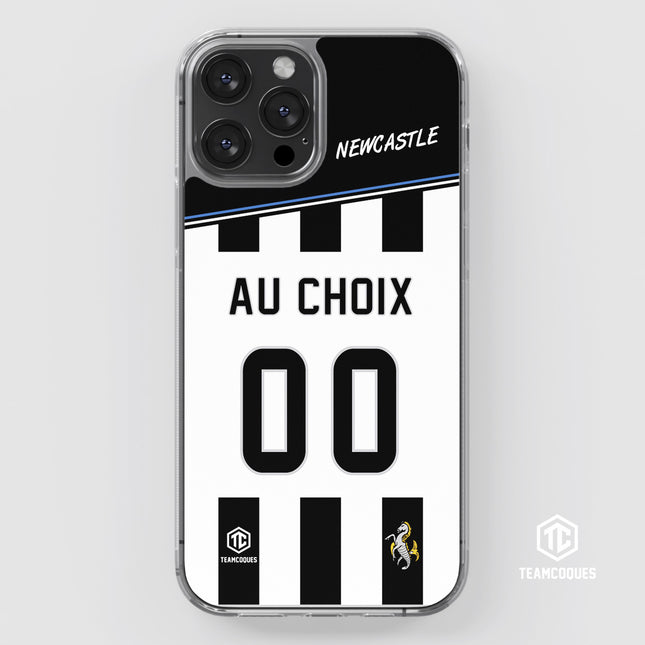 Coque foot NEWCASTLE personnalisable - TEAMCOQUES