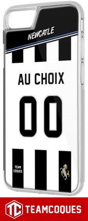 Coque foot NEWCASTLE personnalisable - TEAMCOQUES