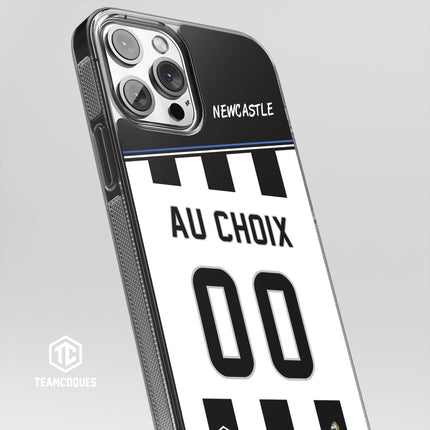 Coque foot NEWCASTLE personnalisable - TEAMCOQUES