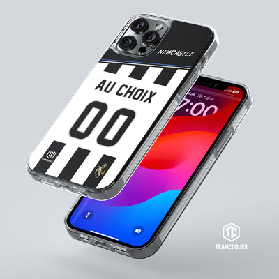 Coque foot NEWCASTLE personnalisable - TEAMCOQUES