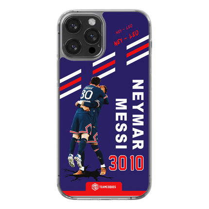 Coque joueur NEYMAR JR & LEO MESSI PARIS - TEAMCOQUES