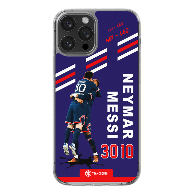 Coque joueur NEYMAR JR & LEO MESSI PARIS - TEAMCOQUES