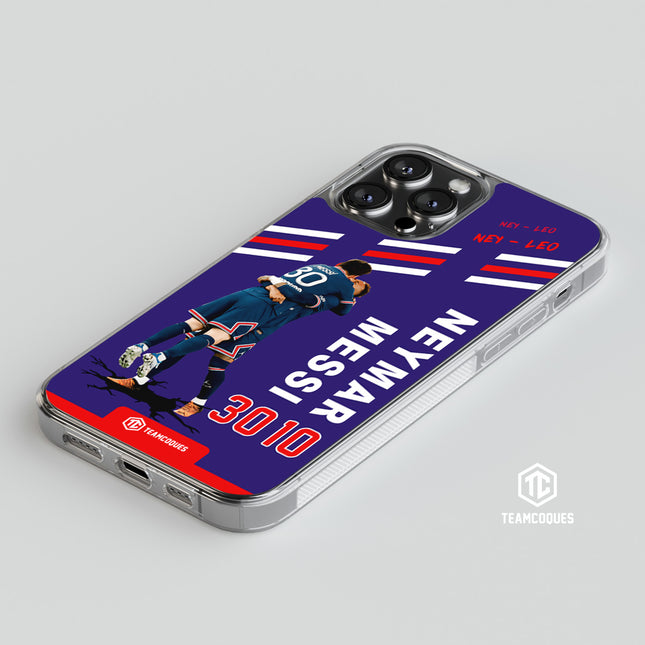 Coque joueur NEYMAR JR & LEO MESSI PARIS - TEAMCOQUES