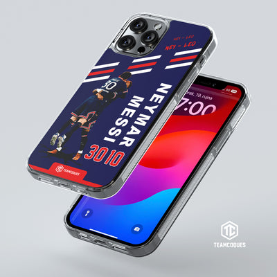 Coque joueur NEYMAR JR & LEO MESSI PARIS - TEAMCOQUES