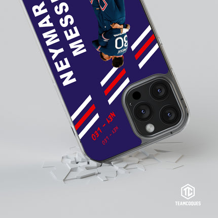 Coque joueur NEYMAR JR & LEO MESSI PARIS - TEAMCOQUES