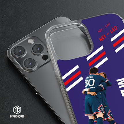 Coque joueur NEYMAR JR & LEO MESSI PARIS PSG - TEAMCOQUES