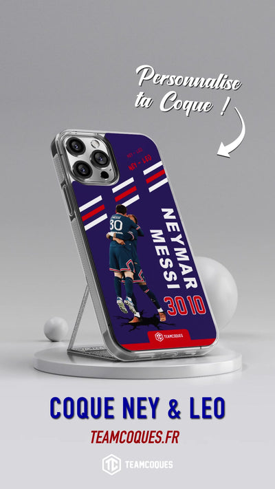 Vidéo Coque joueur NEYMAR JR & LEO MESSI PARIS - TEAMCOQUES