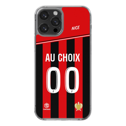 Coque foot NICE OGC personnalisable - TEAMCOQUES