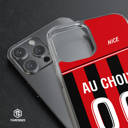 Coque foot NICE OGC personnalisable - TEAMCOQUES