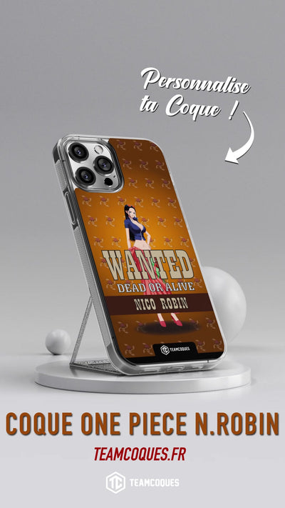 Vidéo Coque design ONE PIECE - NICO ROBIN 1 - TEAMCOQUES
