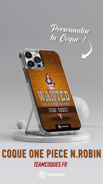 Vidéo Coque design ONE PIECE - NICO ROBIN 2 - TEAMCOQUES