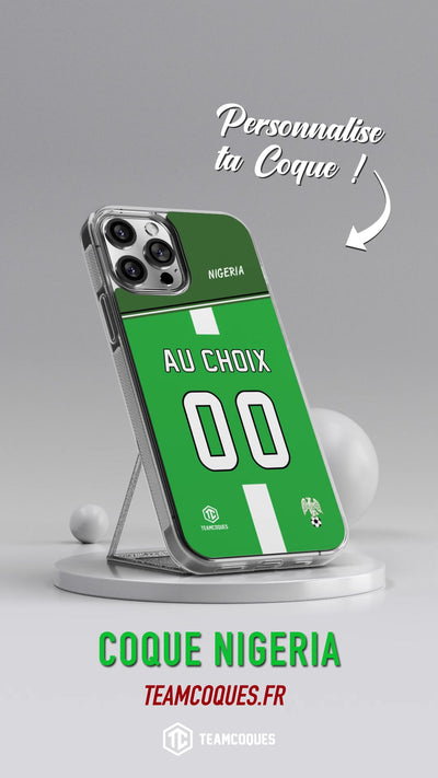 Vidéo Coque foot NIGERIA personnalisable - TEAMCOQUES