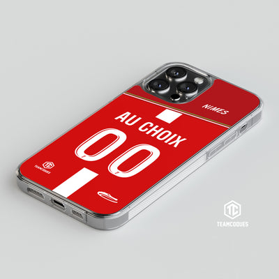 Coque foot NIMES personnalisable - TEAMCOQUES