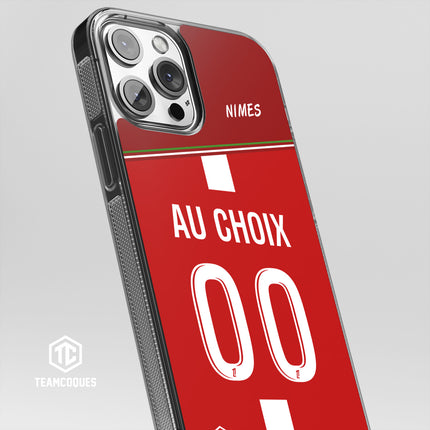 Coque foot NIMES personnalisable - TEAMCOQUES