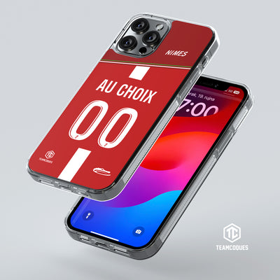 Coque foot NIMES personnalisable - TEAMCOQUES