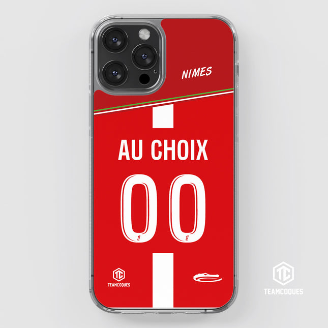 Coque foot NIMES personnalisable - TEAMCOQUES