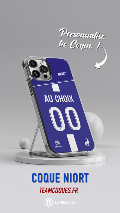 Vidéo Coque foot NIORT personnalisable - TEAMCOQUES