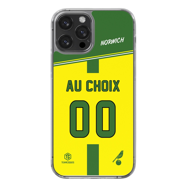 Coque foot NORWICH personnalisable - TEAMCOQUES