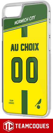 Coque foot NORWICH personnalisable - TEAMCOQUES