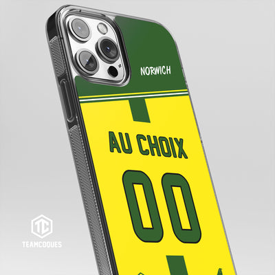 Coque foot NORWICH personnalisable - TEAMCOQUES