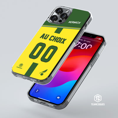 Coque foot NORWICH personnalisable - TEAMCOQUES