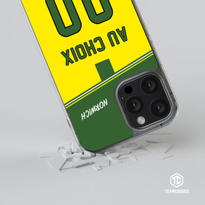Coque foot NORWICH personnalisable - TEAMCOQUES