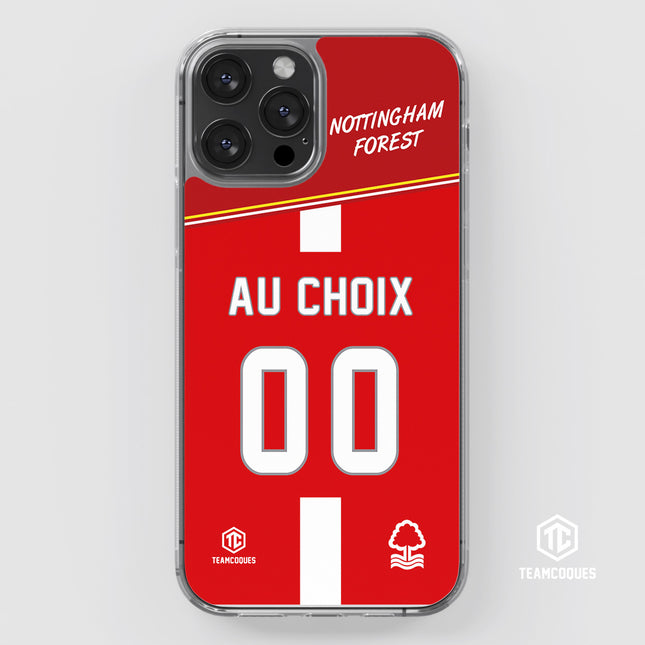 Coque foot NOTTINGHAM FORREST personnalisable - TEAMCOQUES