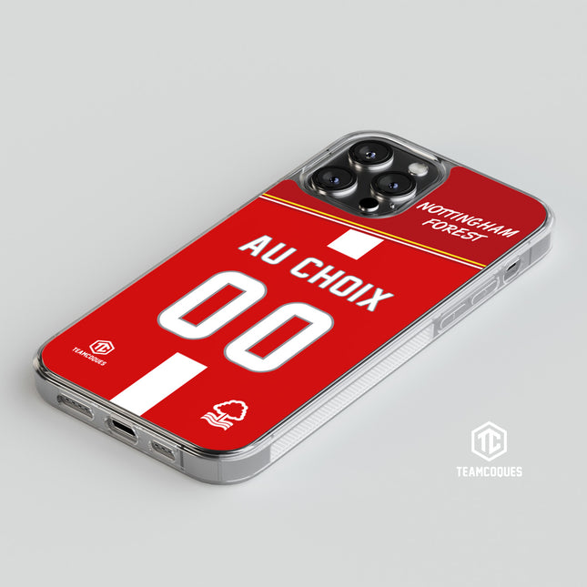 Coque foot NOTTINGHAM FORREST personnalisable - TEAMCOQUES
