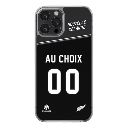 Coque rugby NOUVELLE ZELANDE ALL BLACKS personnalisable - TEAMCOQUES