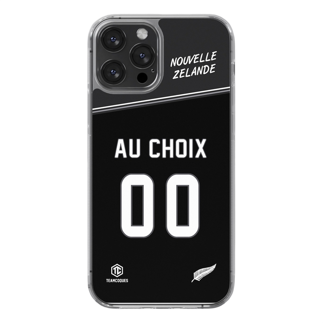 Coque rugby NOUVELLE ZELANDE ALL BLACKS personnalisable - TEAMCOQUES