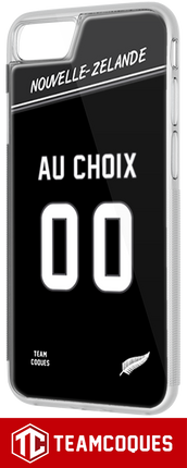 Coque rugby NOUVELLE ZELANDE ALL BLACKS - flocage 100% personnalisable - iPhone smartphone - TEAMCOQUES