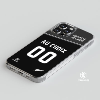 Coque rugby NOUVELLE ZELANDE ALL BLACKS personnalisable - TEAMCOQUES