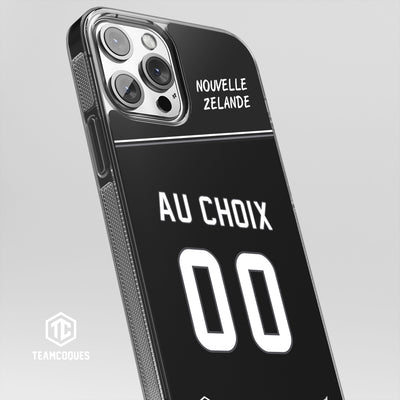 Coque rugby NOUVELLE ZELANDE ALL BLACKS personnalisable - TEAMCOQUES