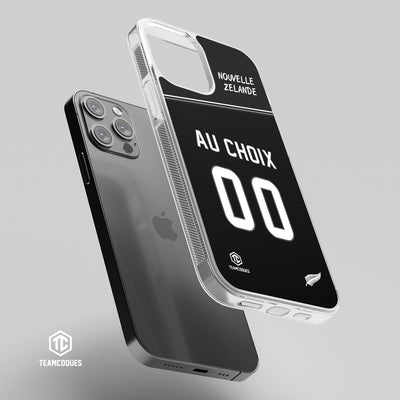 Coque rugby NOUVELLE ZELANDE ALL BLACKS personnalisable - TEAMCOQUES