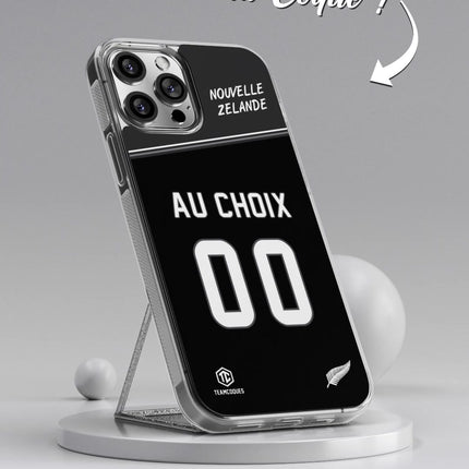 Vidéo Coque rugby NOUVELLE ZELANDE ALL BLACKS personnalisable - TEAMCOQUES