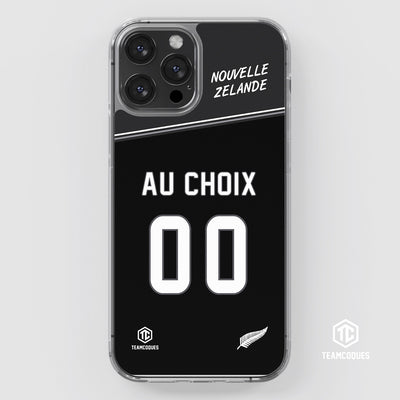 Coque rugby NOUVELLE ZELANDE ALL BLACKS personnalisable - TEAMCOQUES