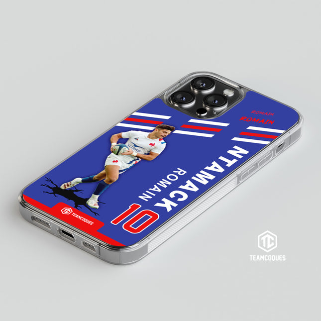 Coque joueur ROMAIN NTAMACK XV FRANCE - TEAMCOQUES
